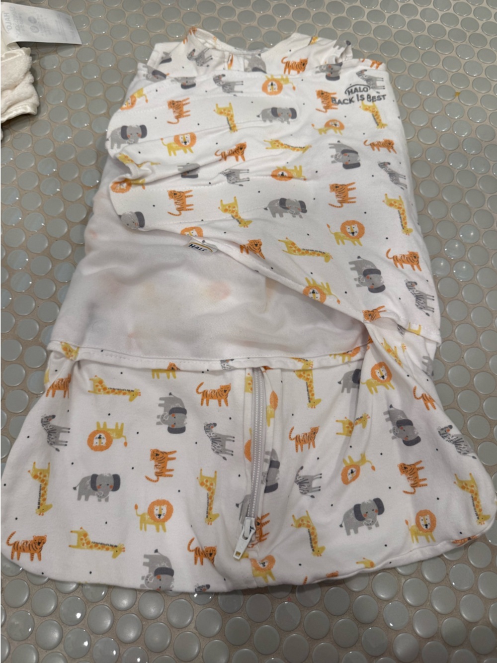 HALO Baby Swaddle Sleep Sack with Safari Animal Print